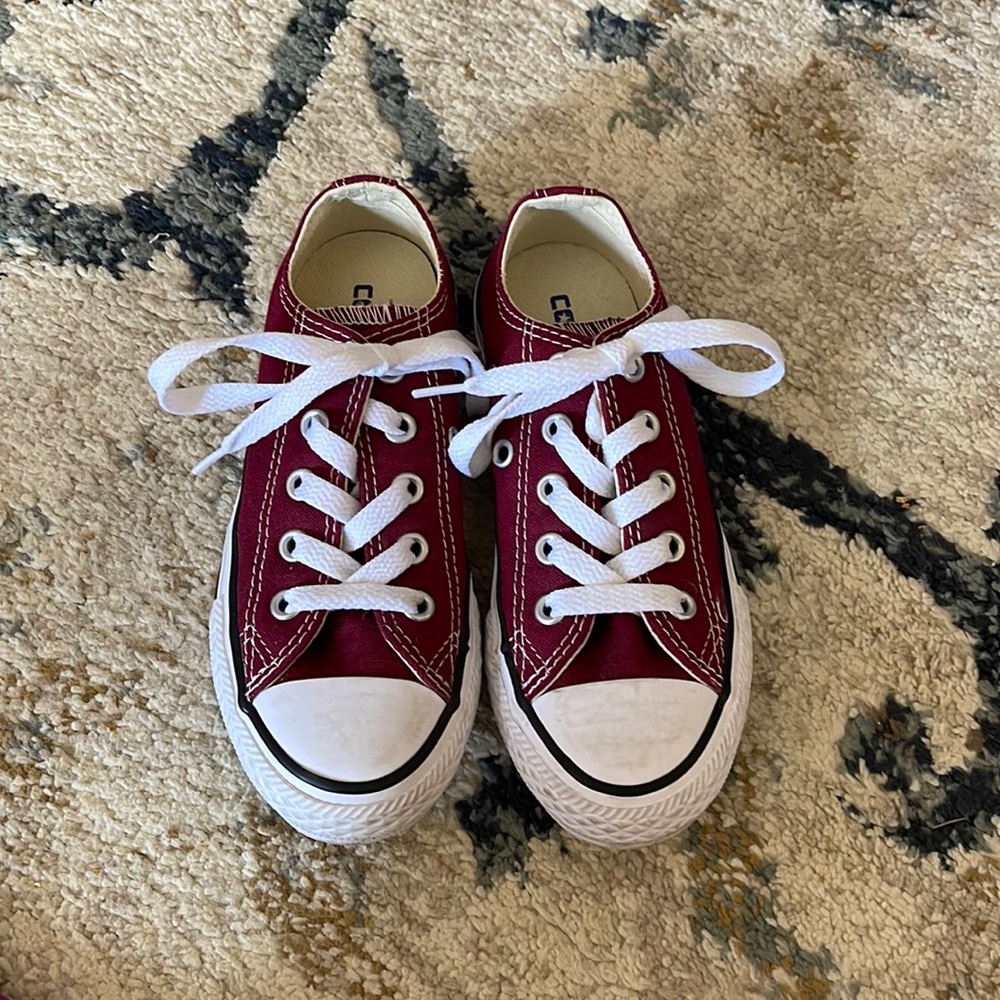 Maroon Converse
